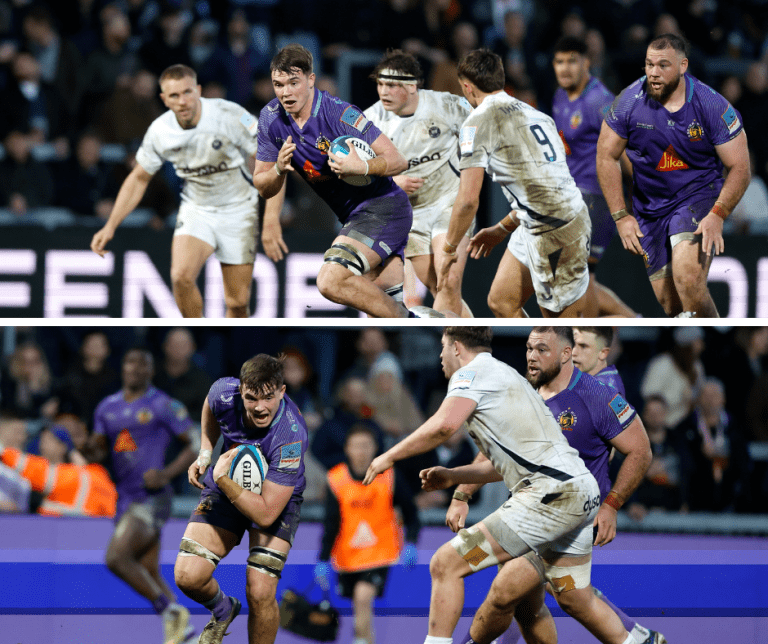 Finn Worley Brady Of The Exeter Chiefs Playing Rugby