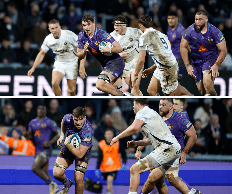 Finn Worley Brady Of The Exeter Chiefs Playing Rugby
